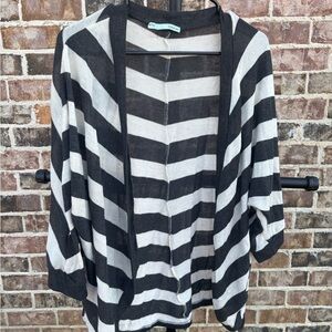 Striped Black and cream Women's Sweater
